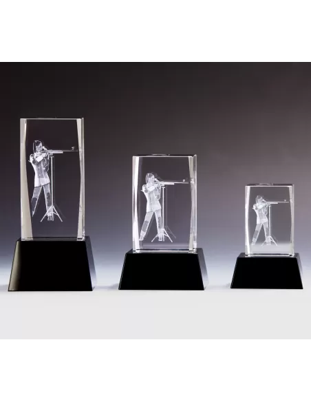 Glass 3D Shooting Sports Award - Prizai.lt