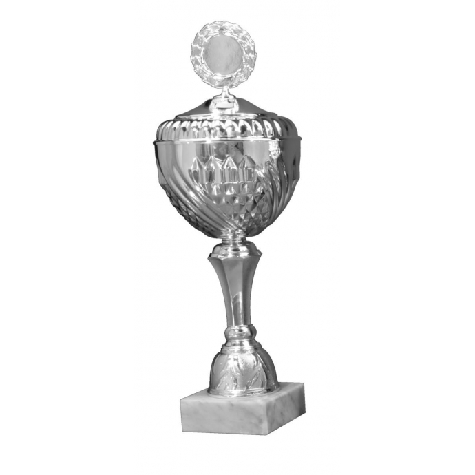 Trophy with attached cap