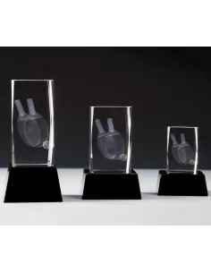 Stalo teniso stiklinė 3D statulėlė - Prizai.lt 2