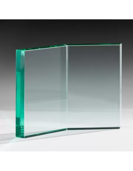 Glass trophy BOOK - Prizai.lt