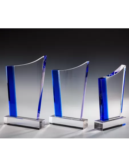Crystal glass trophy - Prizai.lt