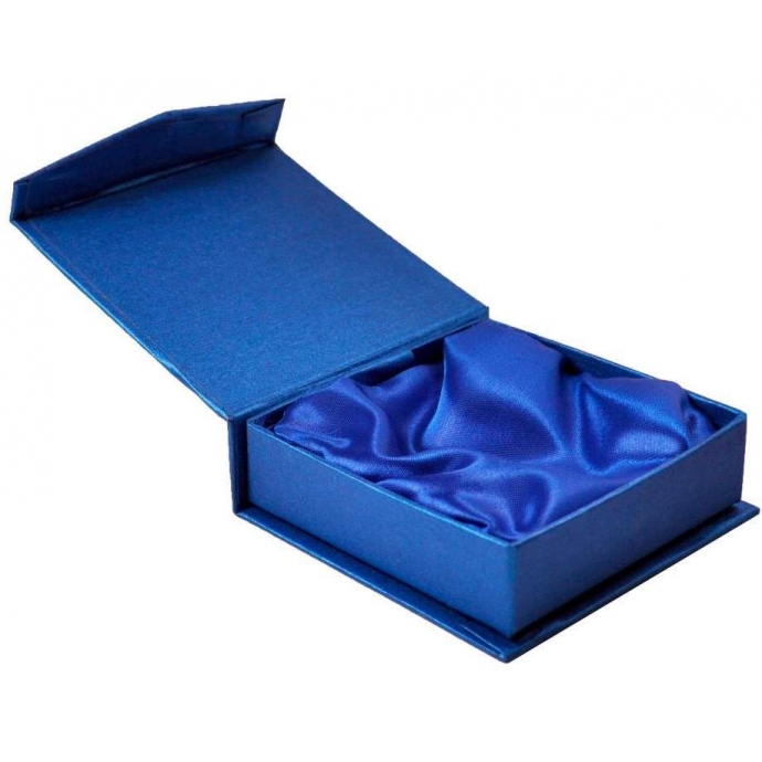Mėlyna dovanų dėžutė medaliui
