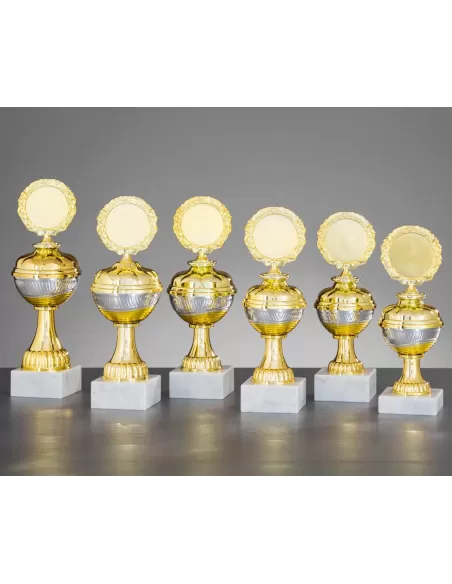 Golden trophy set - Prizai.lt