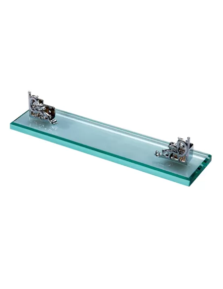 Glass award with decorated base - Prizai.lt
