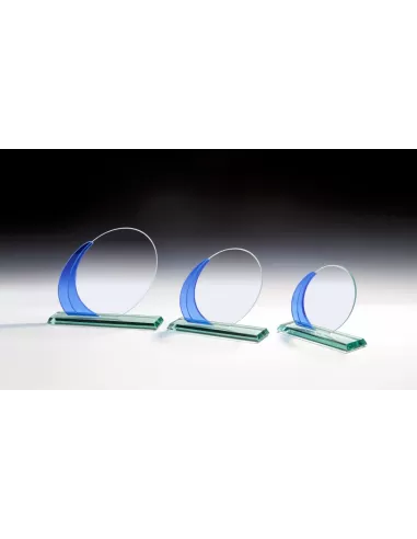 Oval glass award - Prizai.lt