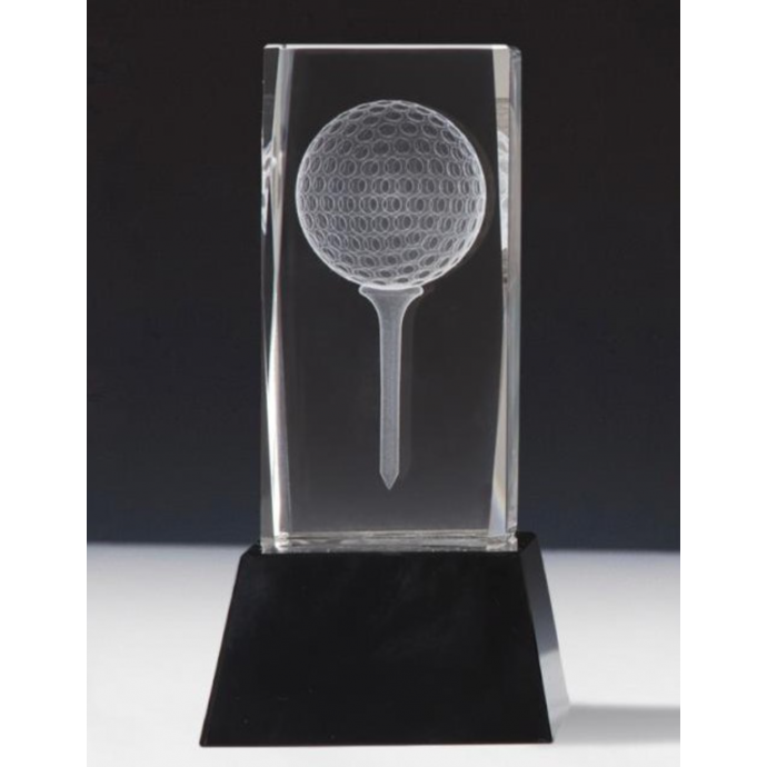 Stiklinis 3D golfo apdovanojimas