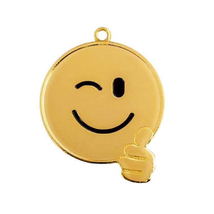 Medal with smile