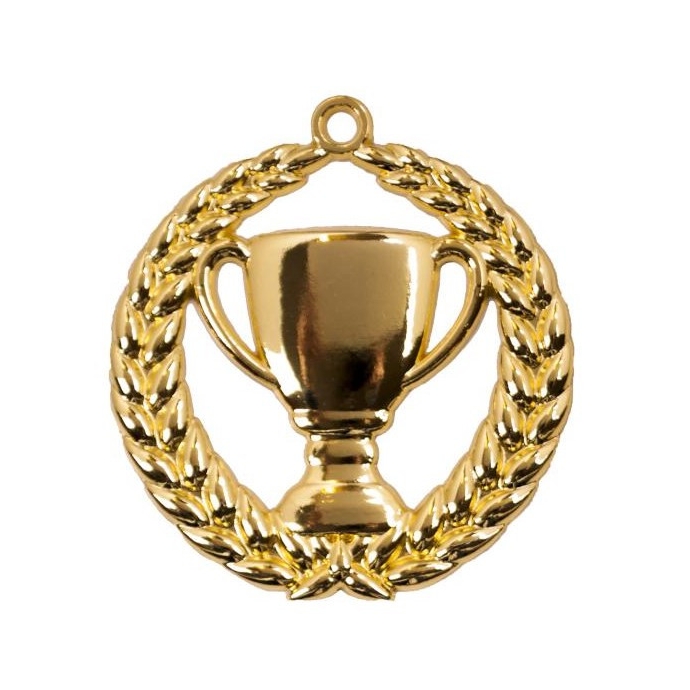 Medal with a cup in the middle