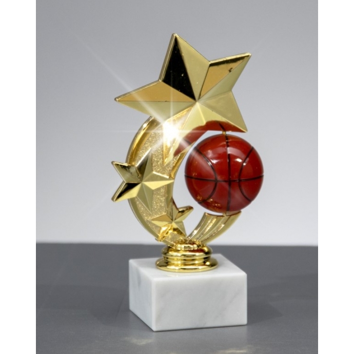 Krepšinio statulėlė su besisukančiu kamuoliu