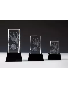 Stiklinė 3D boulingo statulėlė - Prizai.lt 2