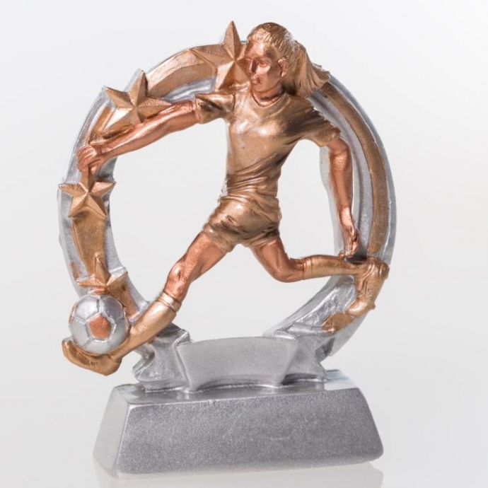 Moteriško futbolo statulėlė